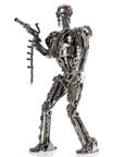 22 Terminator Inspired Recycled Metal Sculpture - Xformerz