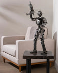 22 Terminator Inspired Recycled Metal Sculpture - Xformerz