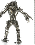 23 Predator with Axe Inspired Recycled Metal Sculpture - Xformerz