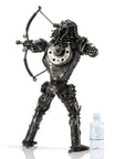 23 Predator with Bow & Arrow Inspired Recycled Metal Sculpture - Xformerz