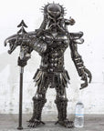 36” Predator Inspired Recycled Metal Sculpture - Xformerz