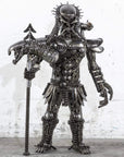 36” Predator Inspired Recycled Metal Sculpture - Xformerz