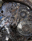 60 Elephant Inspired Recycled Metal Sculpture - Xformerz