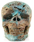 Amazonite Skull Carving 9 7,300g - Xformerz