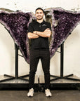 Amethyst Geode Wings Pair - 67 in. 474 lbs - Xformerz