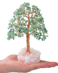 Aventurine Bonsai Tree of Life with 414 Crystals - Xformerz