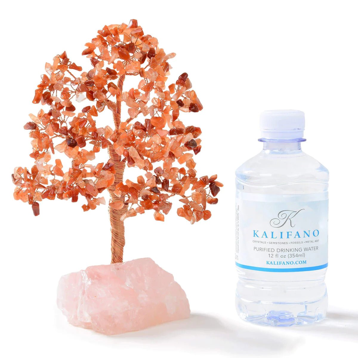 Carnelian Bonsai Tree of Life with 414 Crystals - Xformerz