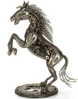 Galloping Horse Inspired Recycled Metal Art Sculpture - Xformerz