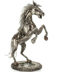 Galloping Horse Inspired Recycled Metal Art Sculpture - Xformerz