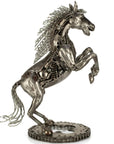 Galloping Horse Inspired Recycled Metal Art Sculpture - Xformerz