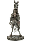 Galloping Horse Inspired Recycled Metal Art Sculpture - Xformerz