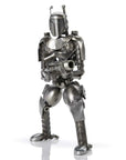 Jango Fett with Blaster Inspired Recycled Metal Sculpture - Xformerz