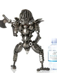 Predator with Battle Axe Inspired Recycled Metal Sculpture - Xformerz