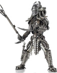 Predator with Brass Inspired Recycled Metal Sculpture - Xformerz