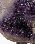 Uruguayan Amethyst Geode Specimen with Rare Stalactite Growth - Xformerz