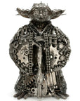 Yoda Inspired Recycled Metal Art Sculpture - Xformerz