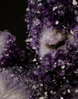 Uruguayan Amethyst Geode Specimen with Rare Stalactite Growth