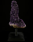 Uruguayan Amethyst Geode Specimen with Rare Stalactite Growth