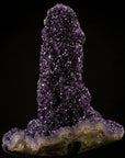 Uruguayan Amethyst Geode Specimen with Rare Stalactite Growth