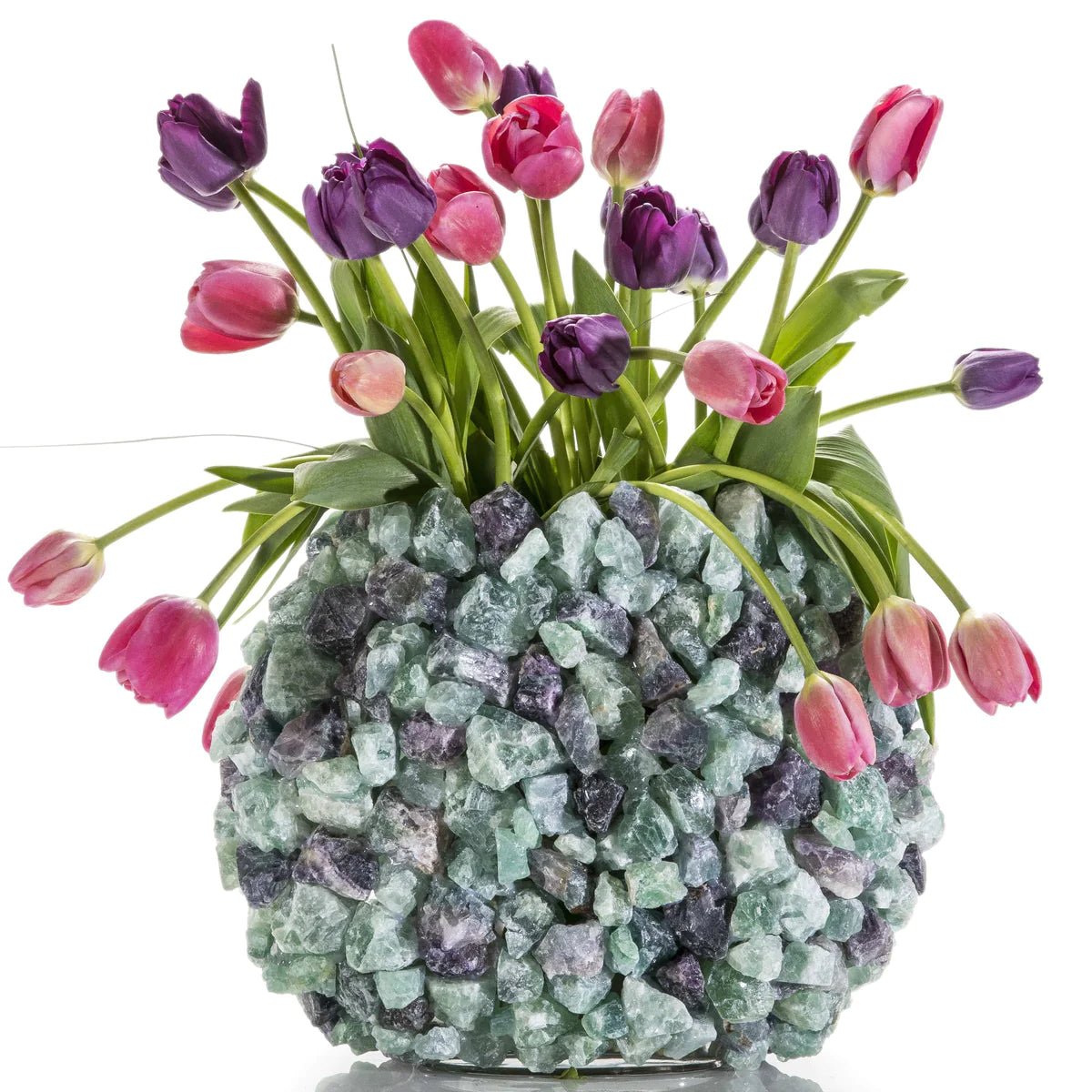 10.5 Fluorite Gemstone Vase - Xformerz