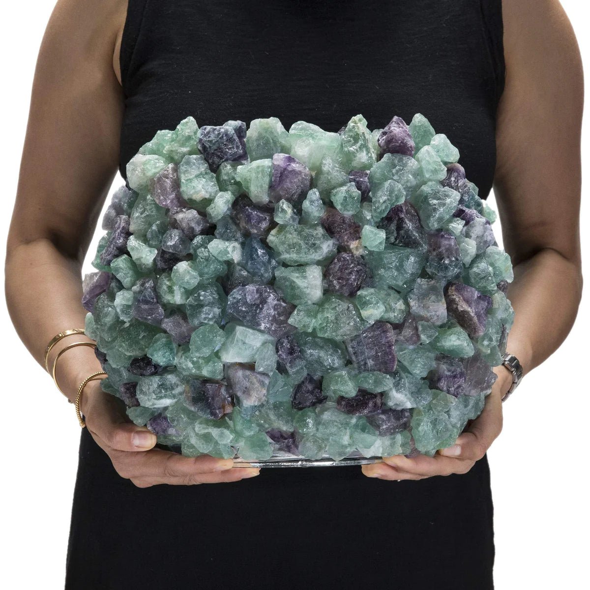 10.5 Fluorite Gemstone Vase - Xformerz