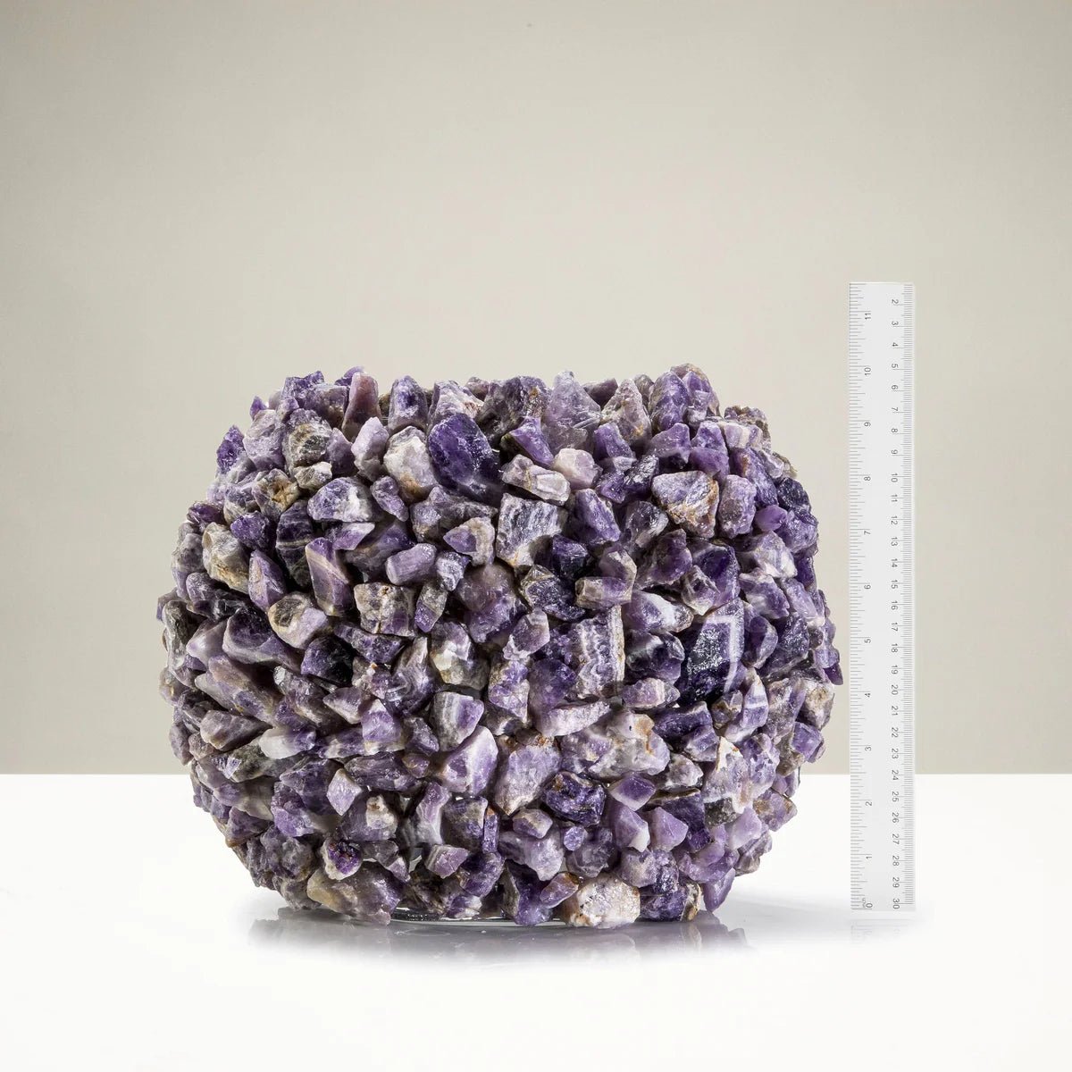 10.5 Natural Amethyst Gemstone Vase - Xformerz