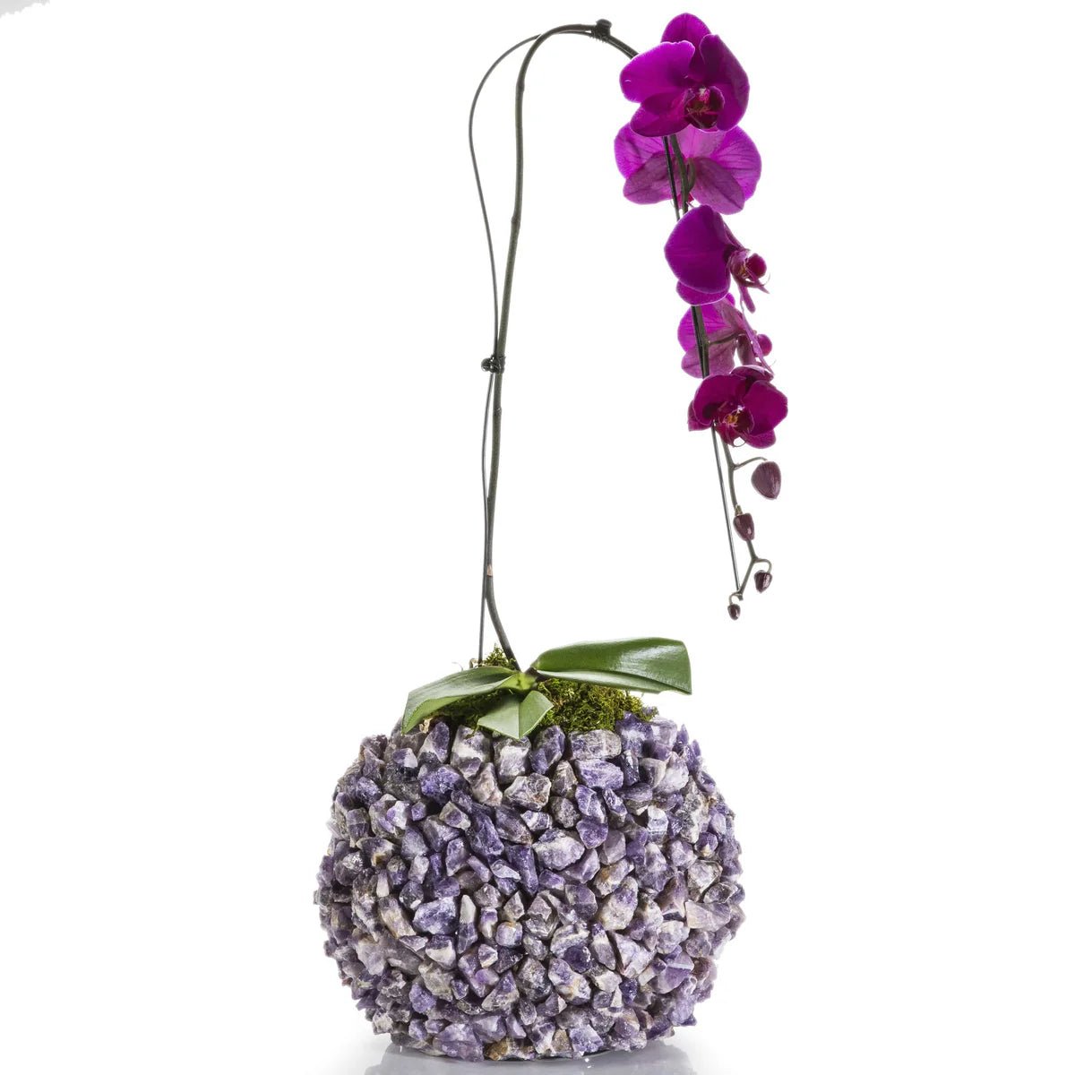 10.5 Natural Amethyst Gemstone Vase - Xformerz