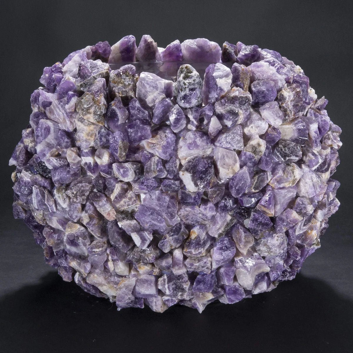 10.5 Natural Amethyst Gemstone Vase - Xformerz