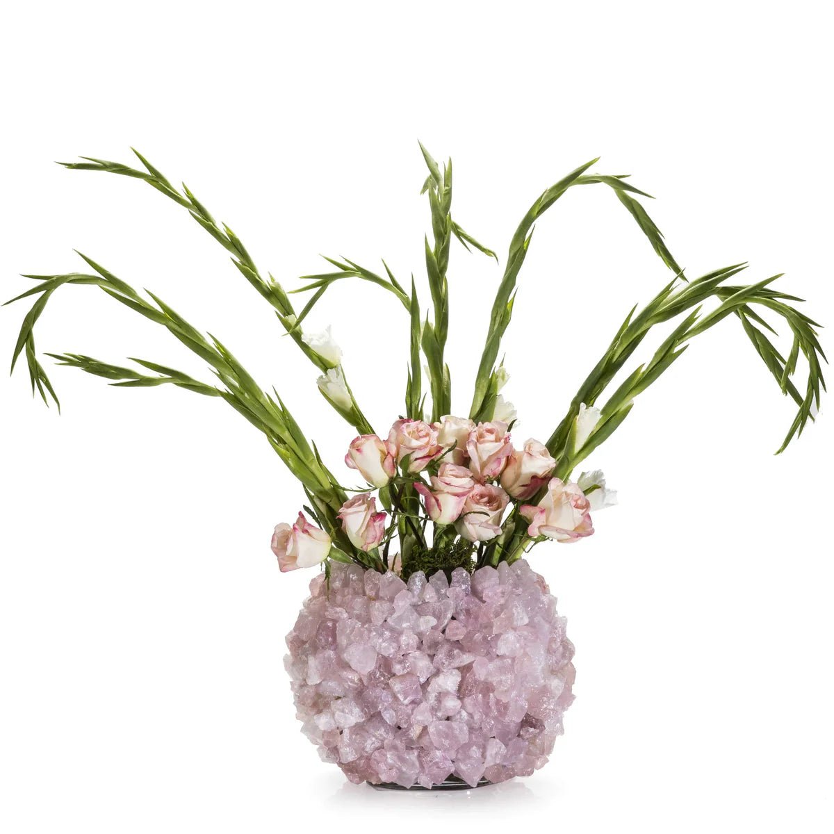 10.5 Rose Quartz Gemstone Vase - Xformerz