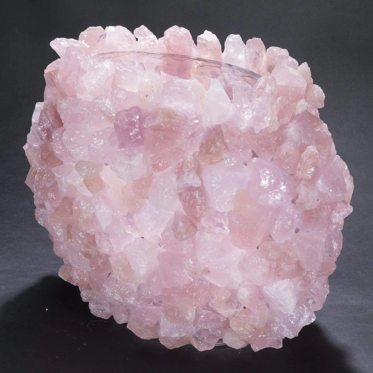 10.5 Rose Quartz Gemstone Vase - Xformerz