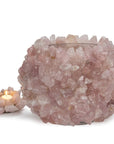 10.5 Rose Quartz Gemstone Vase - Xformerz