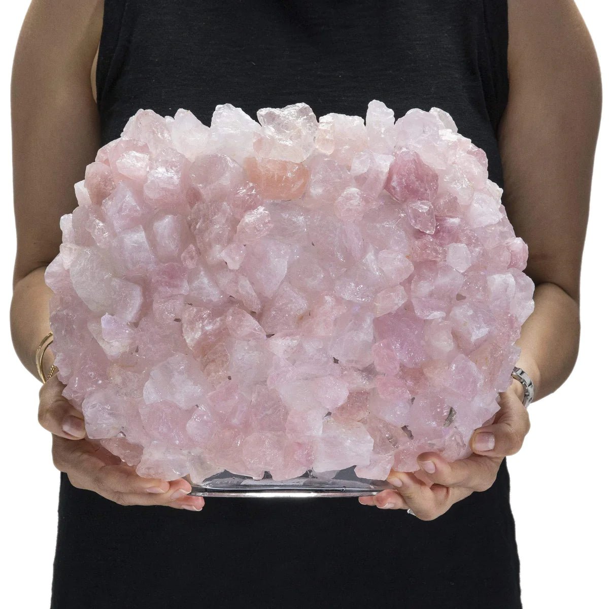 10.5 Rose Quartz Gemstone Vase - Xformerz