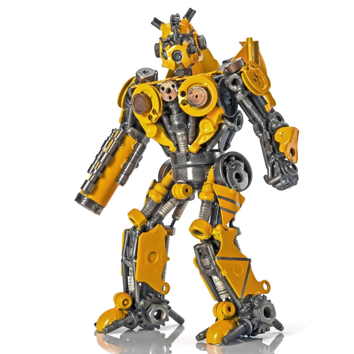 14 BumbleBee Inspired Recycled Metal Sculpture - Xformerz