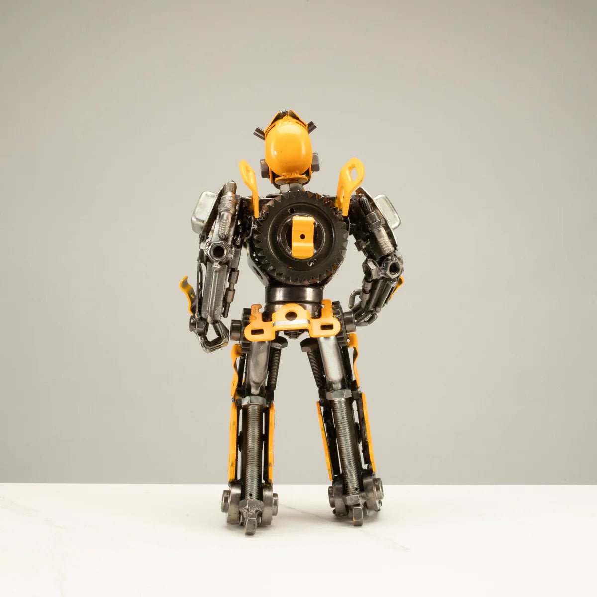 16&quot; BumbleBee Inspired Recycled Metal Sculpture - Xformerz