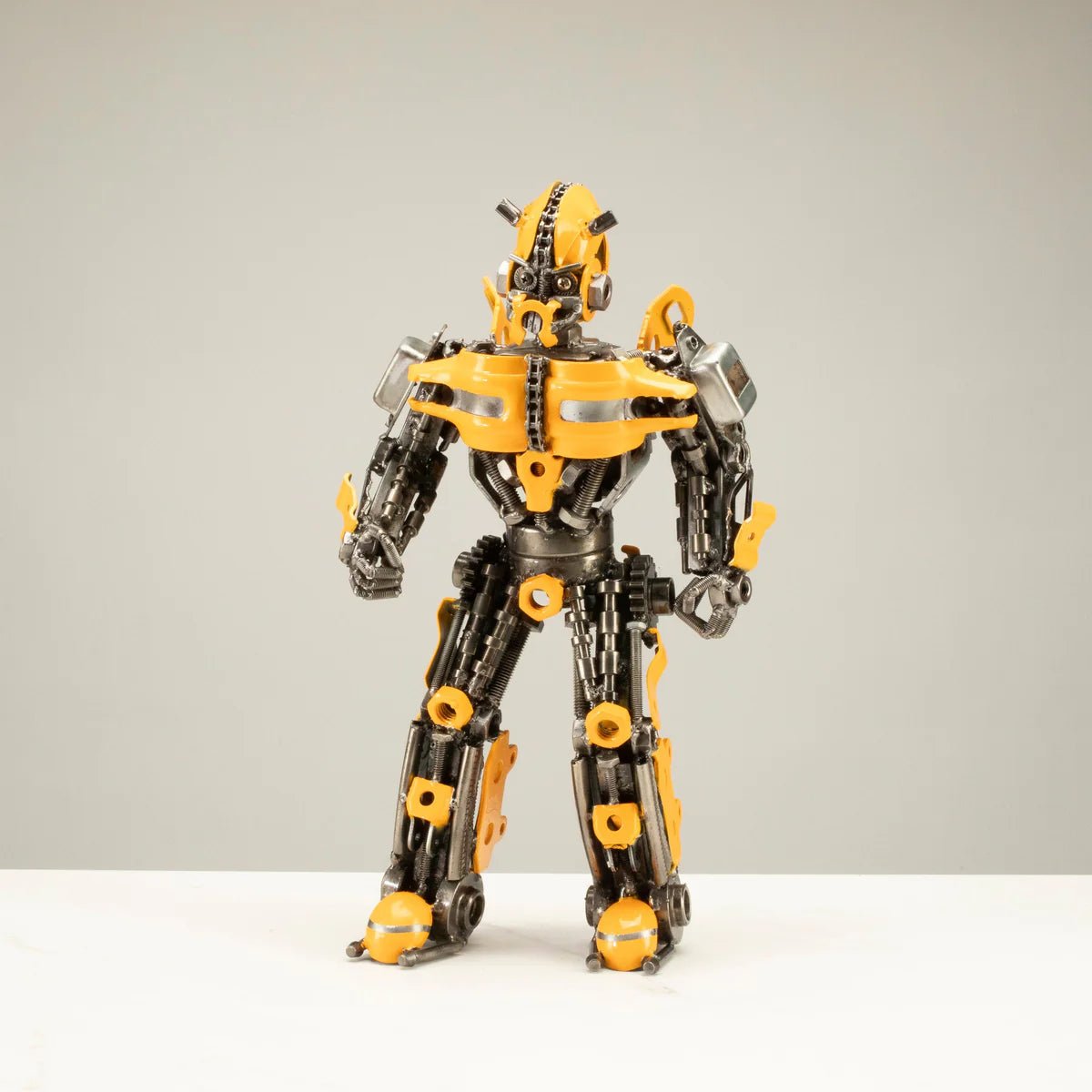 16&quot; BumbleBee Inspired Recycled Metal Sculpture - Xformerz