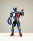 16 Captain America Inspired Recycled Metal Art Sculpture - Xformerz