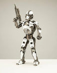 16 Storm Trooper Inspired Recycled Metal Sculpture - Xformerz