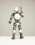 16 Storm Trooper Inspired Recycled Metal Sculpture - Xformerz