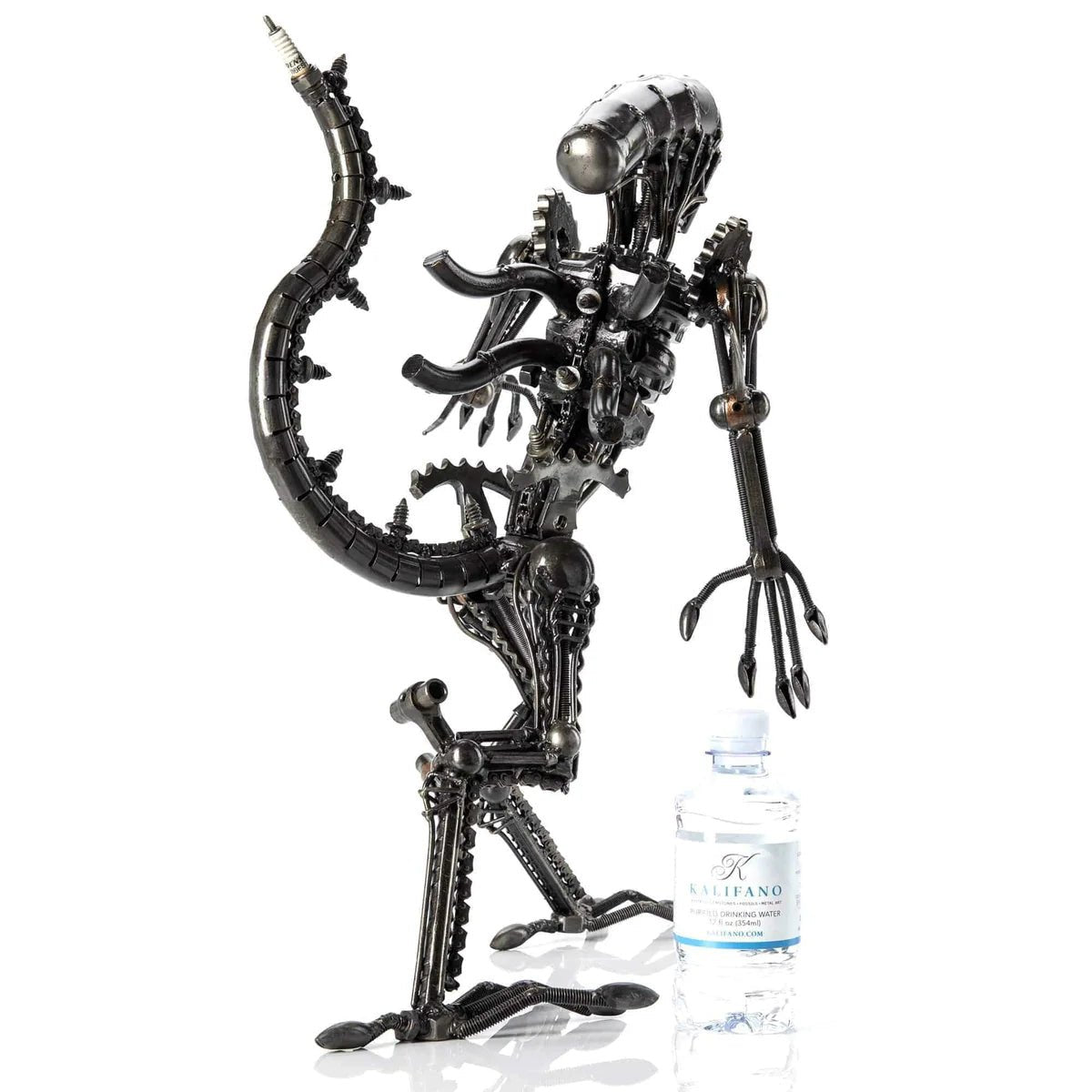 17 Alien Inspired Recycled Metal Sculpture - Xformerz