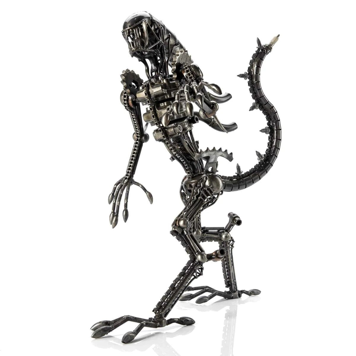 17 Alien Inspired Recycled Metal Sculpture - Xformerz