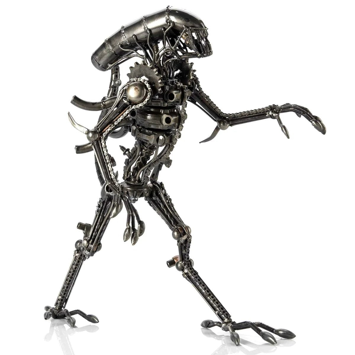 17 Alien Inspired Recycled Metal Sculpture - Xformerz