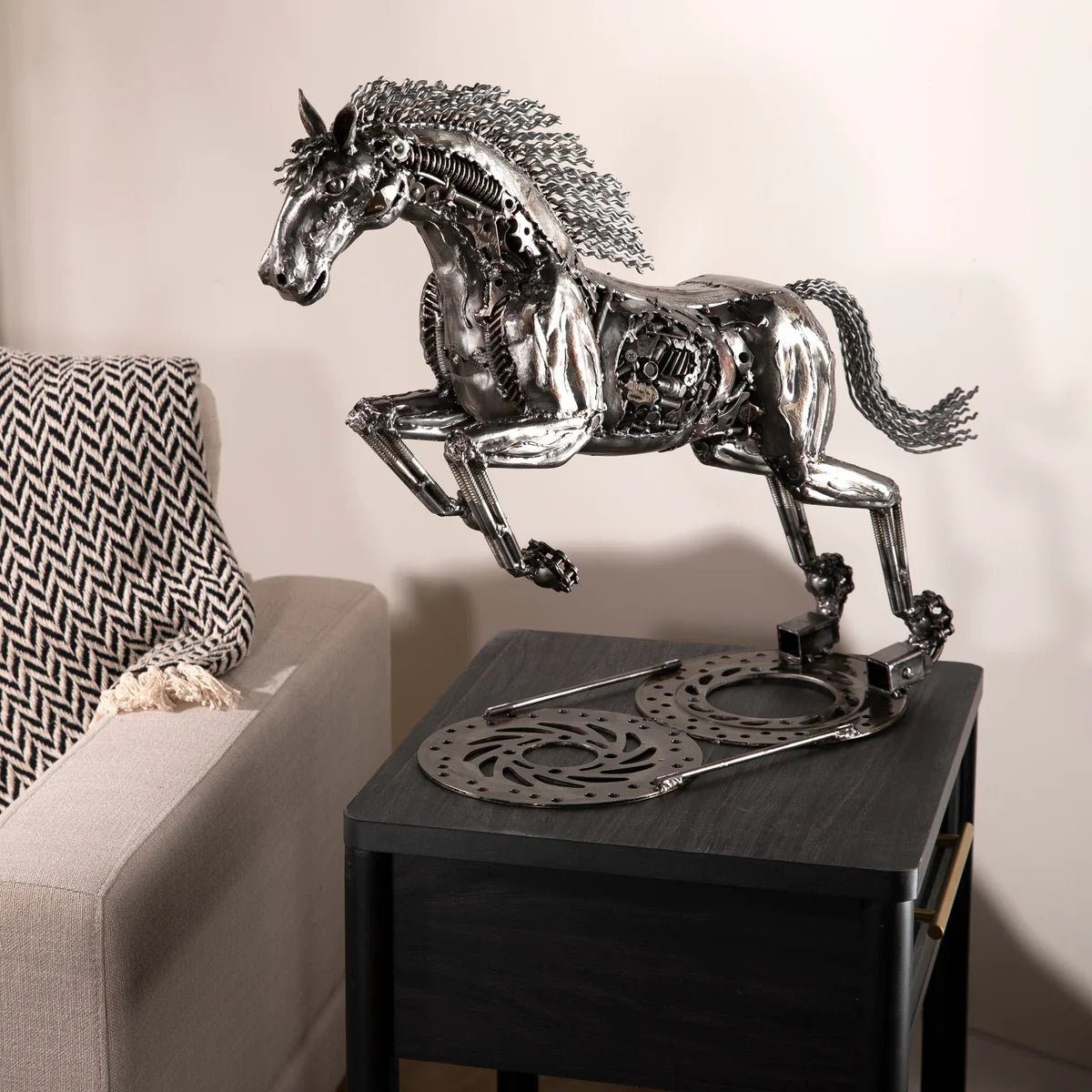 20 Horse Inspired Recycled Metal Art Sculpture - Xformerz