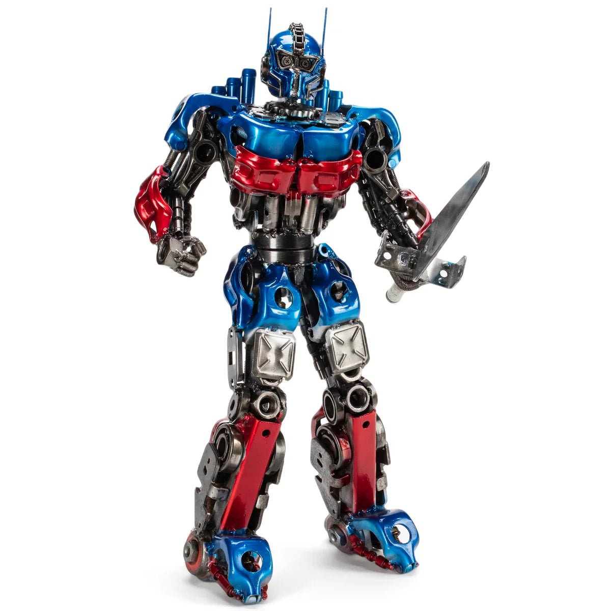 22" Optimus Prime Inspired Recycled Metal Art Sculpture - Xformerz