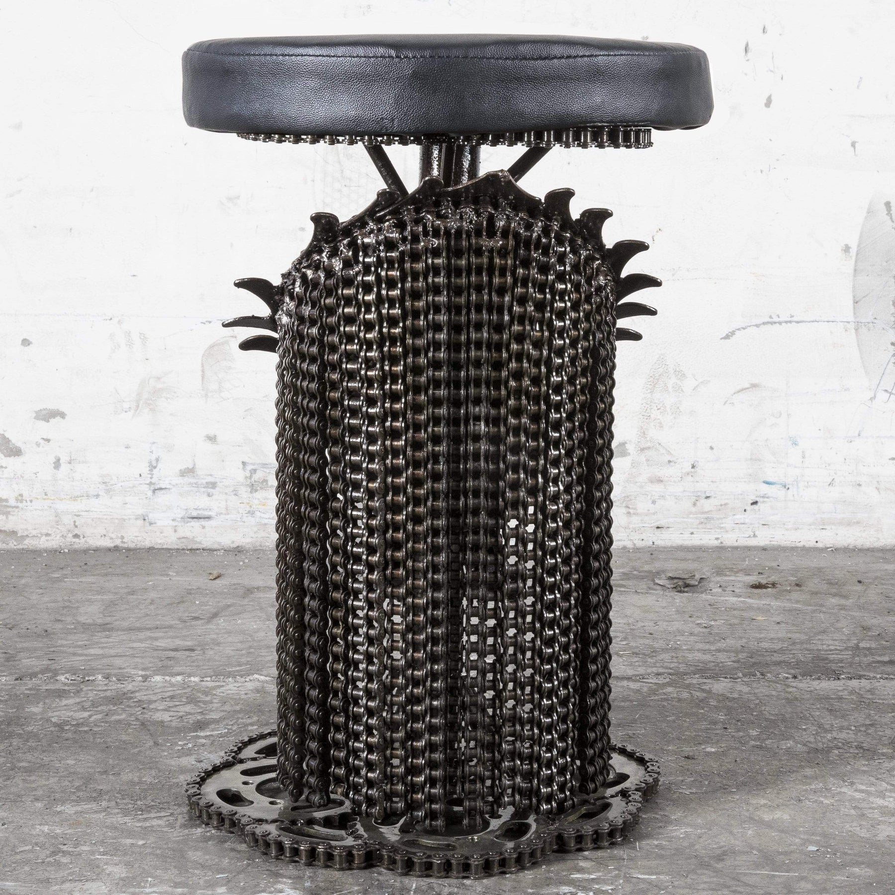 22” Predator Inspired Chair Recycled Metal Sculpture - Xformerz