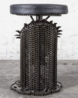 22” Predator Inspired Chair Recycled Metal Sculpture - Xformerz