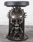 22” Predator Inspired Chair Recycled Metal Sculpture - Xformerz