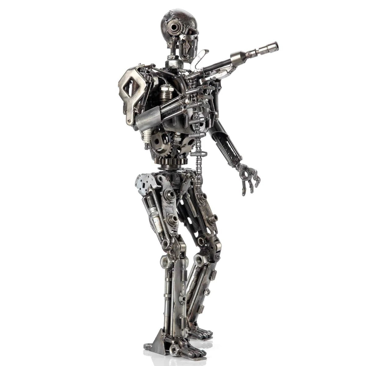 22 Terminator Inspired Recycled Metal Sculpture - Xformerz