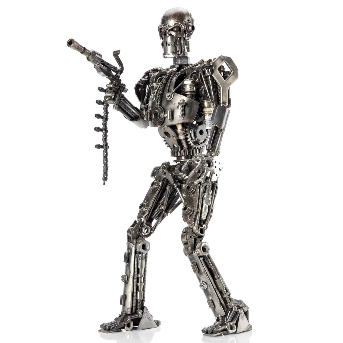 22 Terminator Inspired Recycled Metal Sculpture - Xformerz