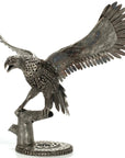 24 Majestic Eagle Inspired Recycled Metal Art Sculpture - Xformerz