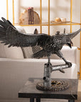 24 Majestic Eagle Inspired Recycled Metal Art Sculpture - Xformerz